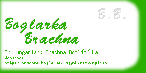 boglarka brachna business card